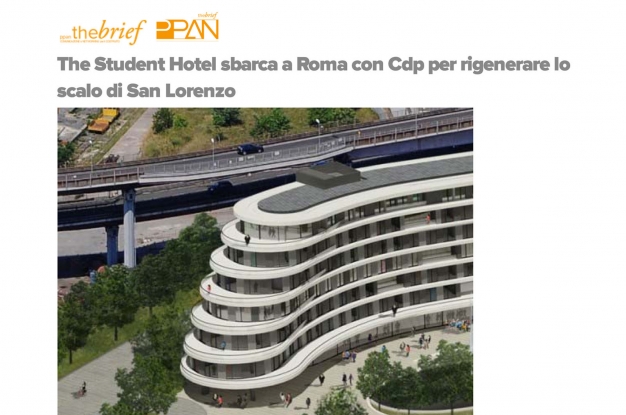 The Student Hotel sbarca a Roma con Cdp per rigenerare lo scalo di San Lorenzo